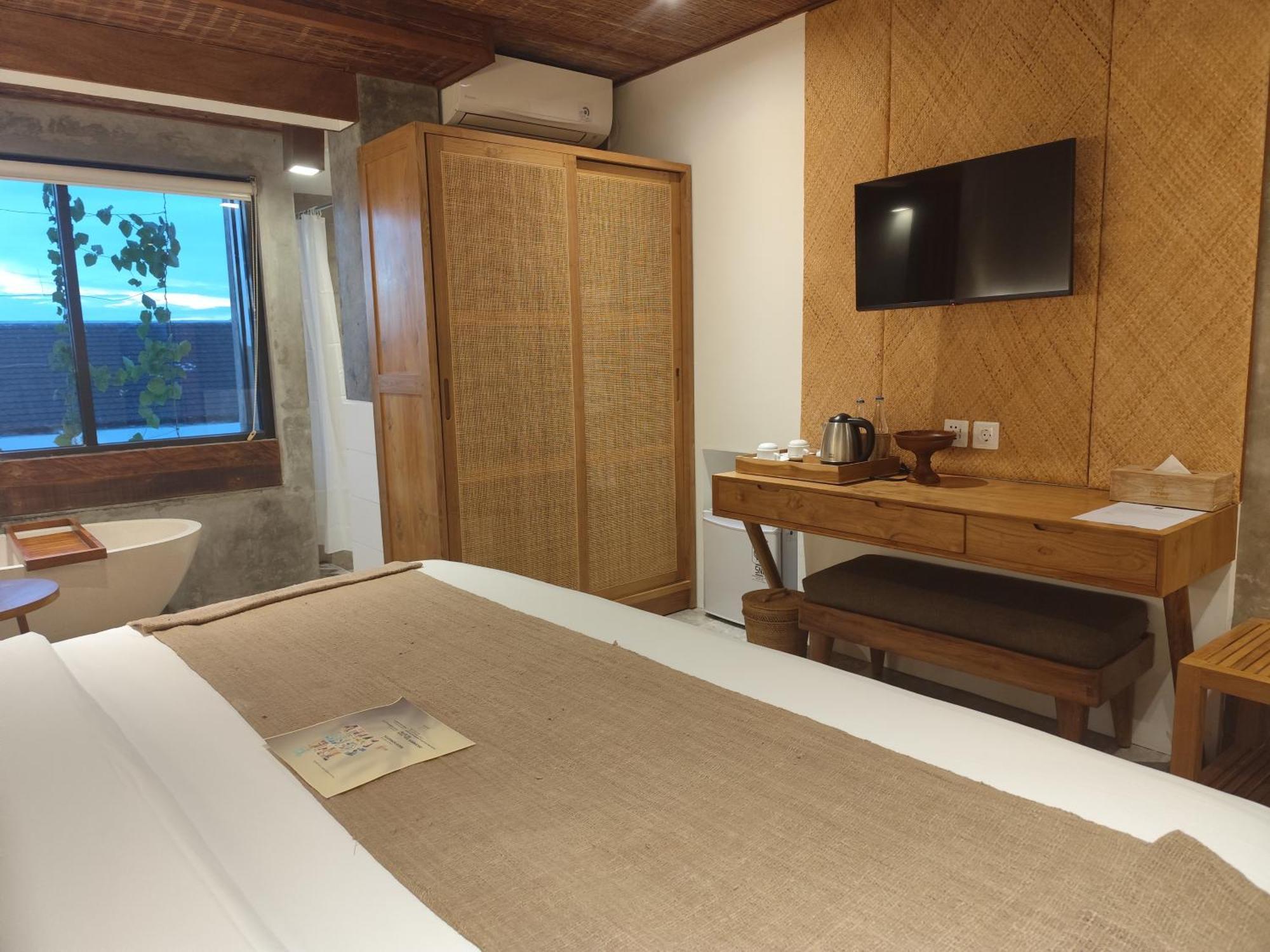 Purana Suite Ubud Exterior photo A room at the hotel